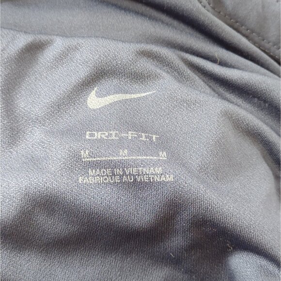 Nike Dri-FIT Running Shorts Women’s Size Medium Blue Drawstring Waist Cheetah - Picture 3 of 5